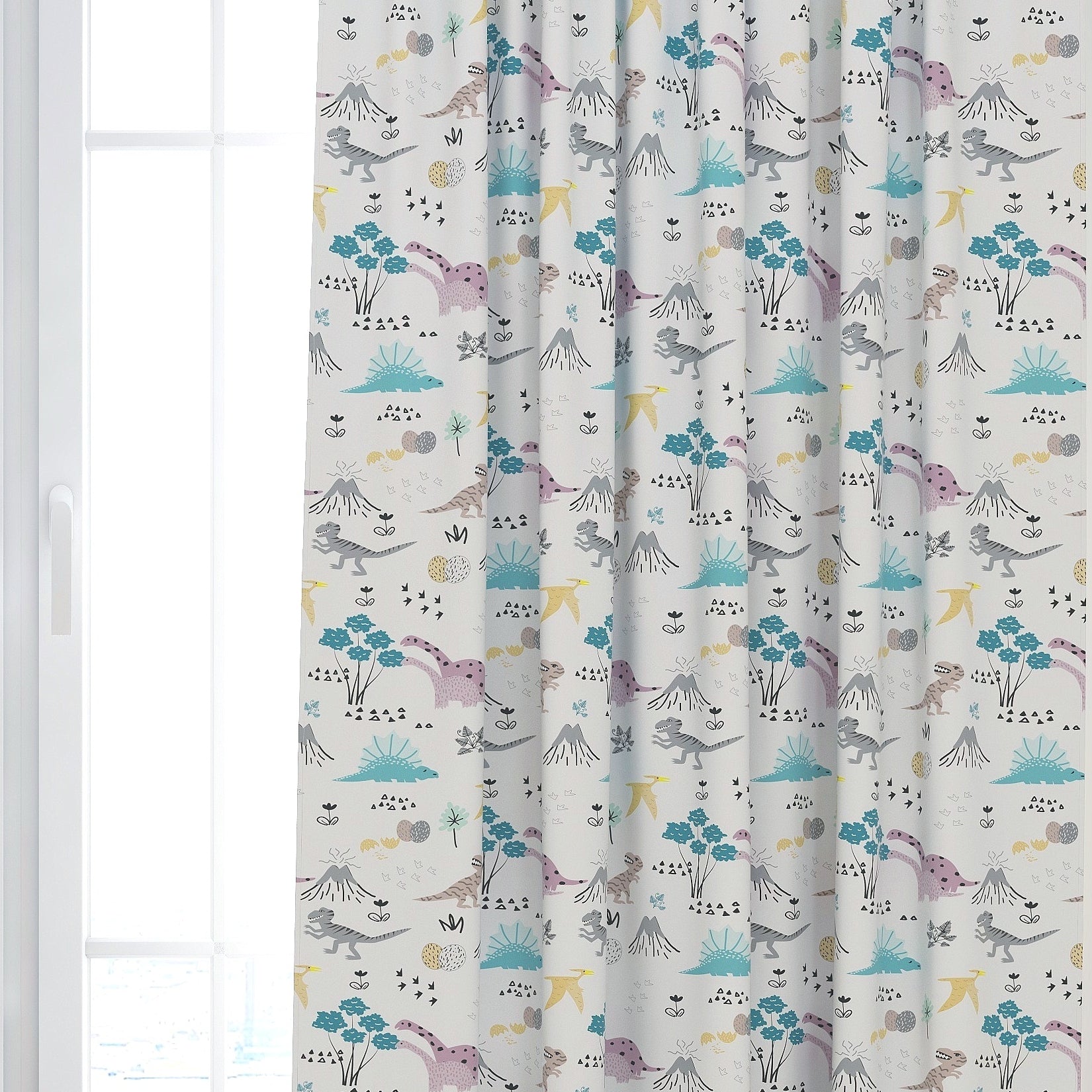 Dinosaur Kids & Nursery Blackout Curtains - Dino Dash