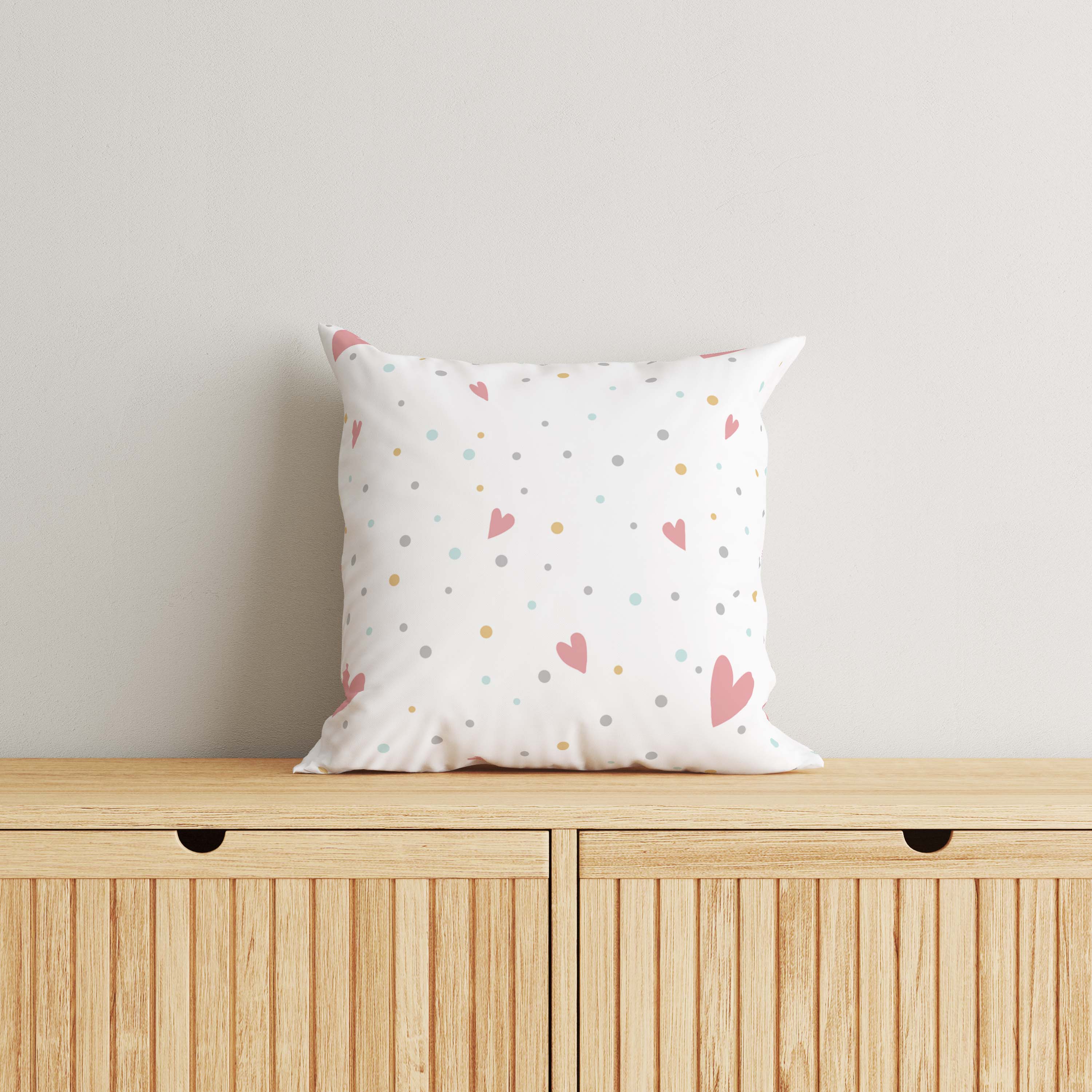 Kids & Nursery Throw Pillow - Skipping Figures