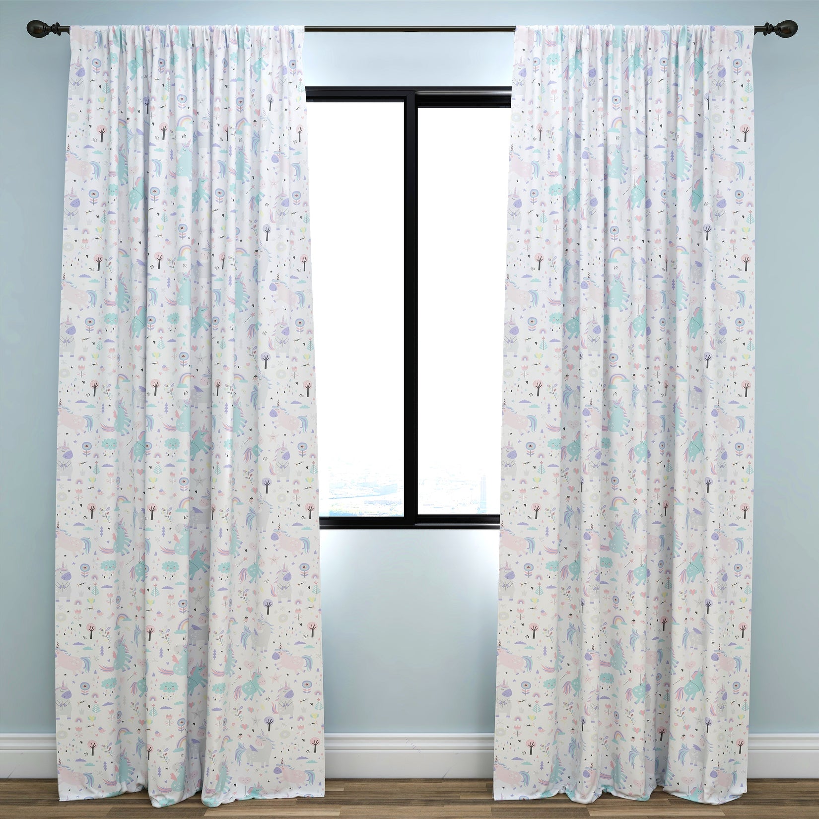 Unicorn Kids & Nursery Blackout Curtains - Be a Unicorn