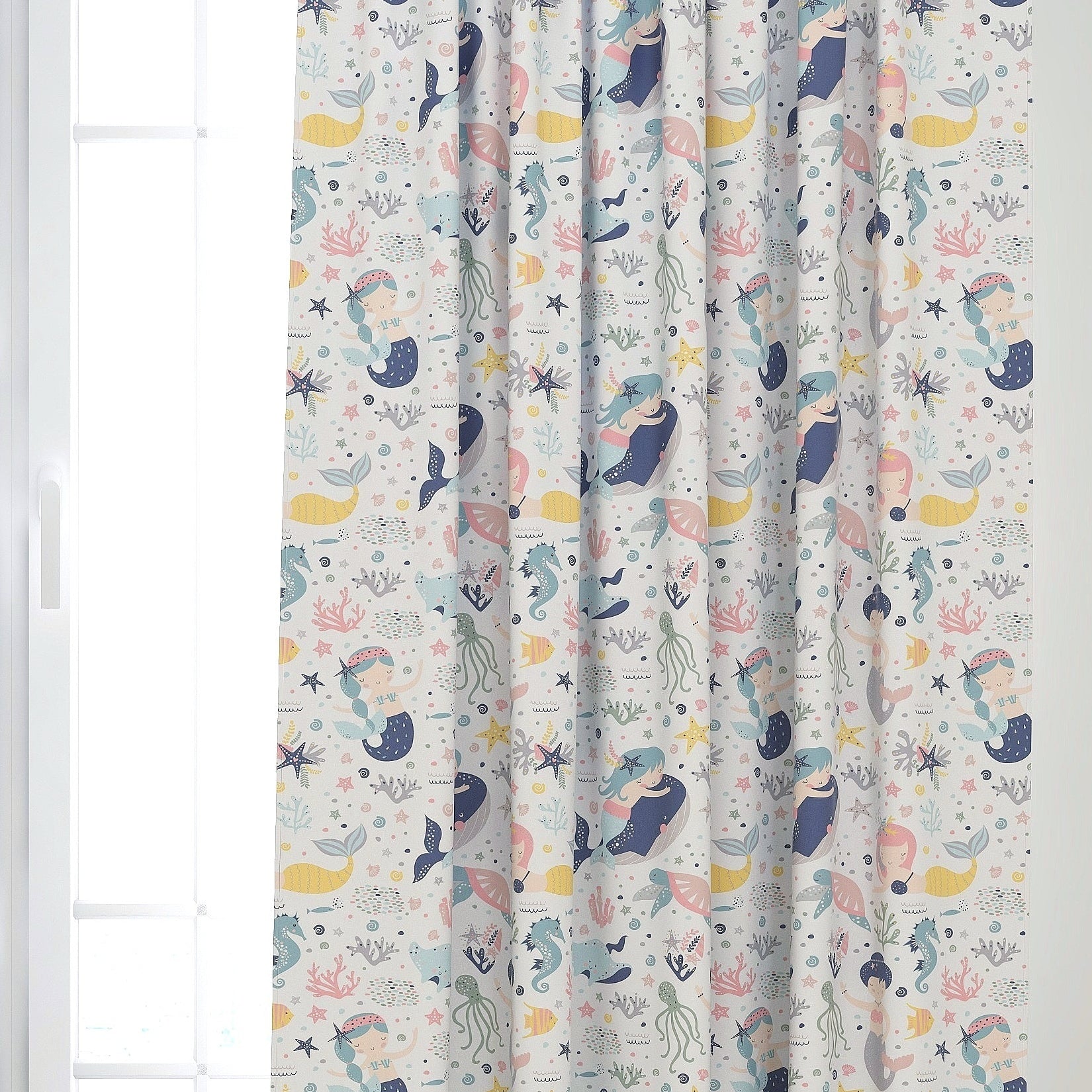 Mermaids Kids & Nursery Blackout Curtains - Salty Hair