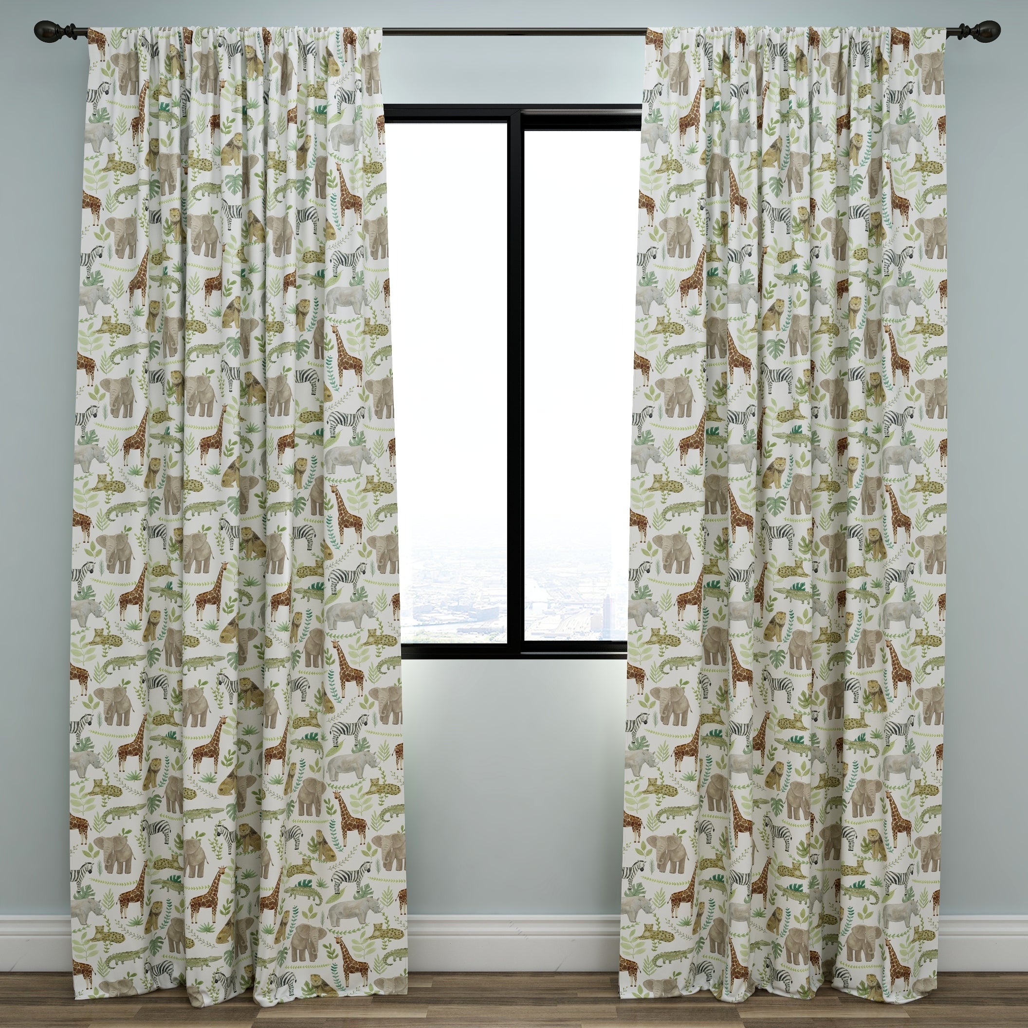 Animals Kids & Nursery Blackout Curtains - Born to be Wild