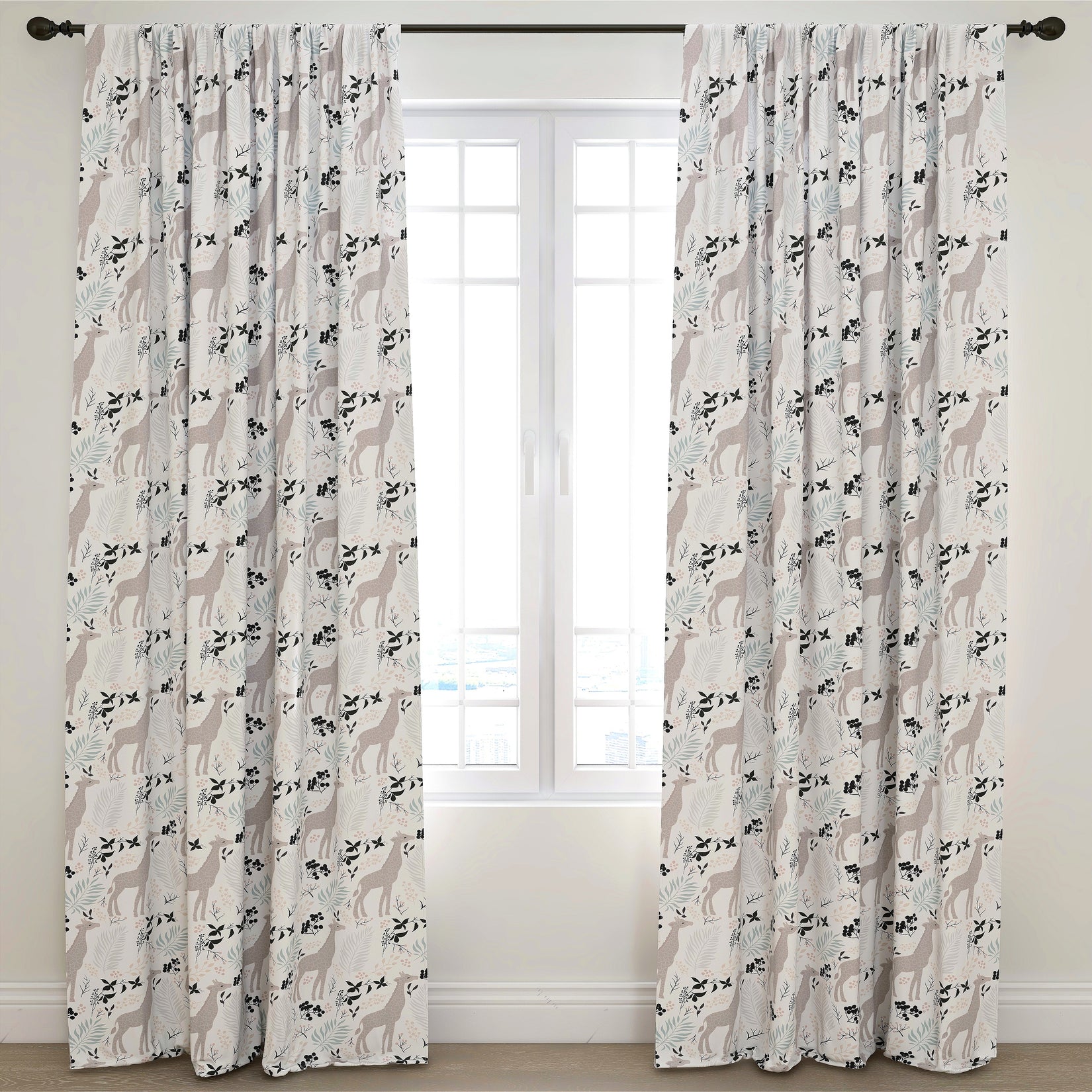 Giraffe Kids & Nursery Blackout Curtains - Hearty Spots