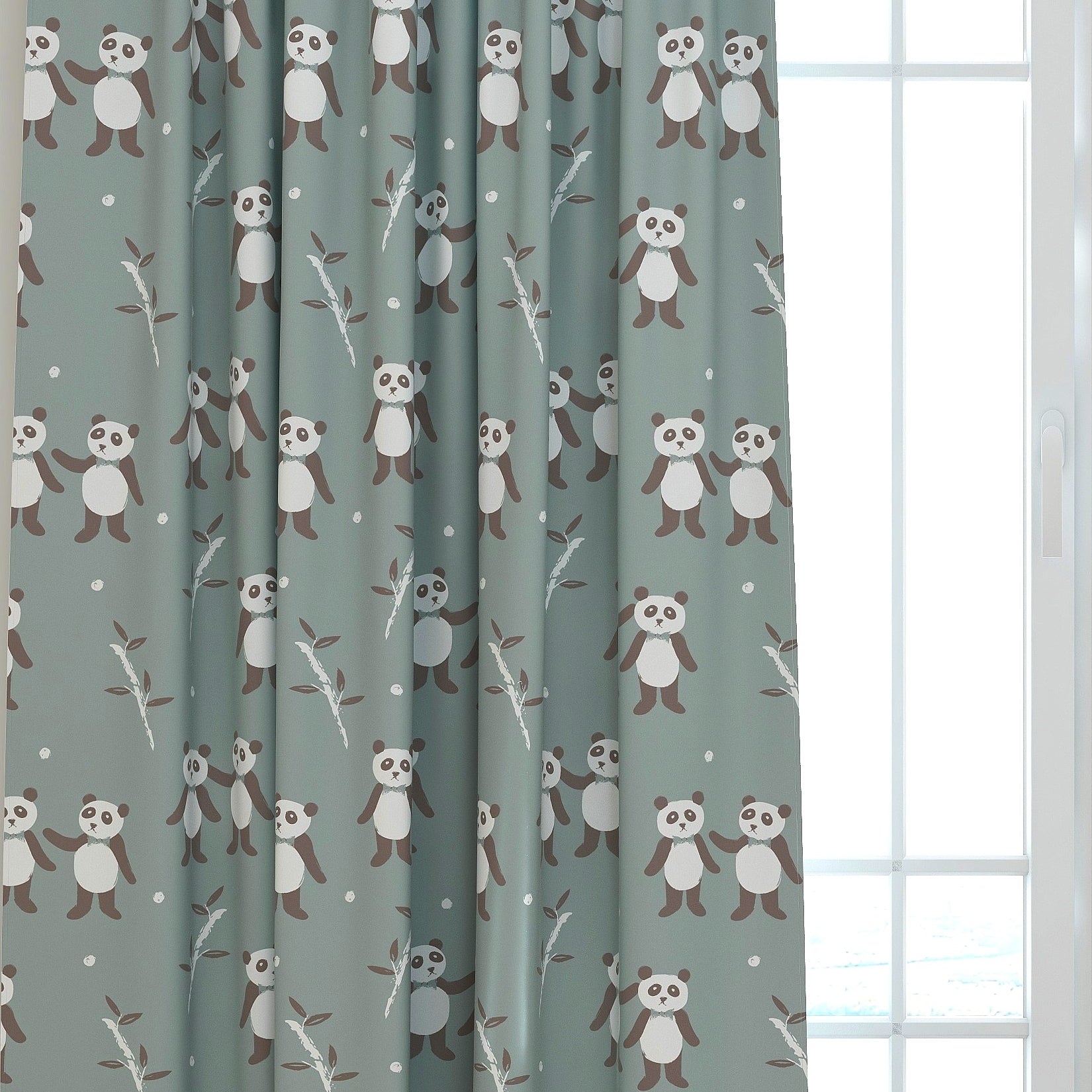 Panda Kids & Nursery Blackout Curtains - Pawsitive Connection