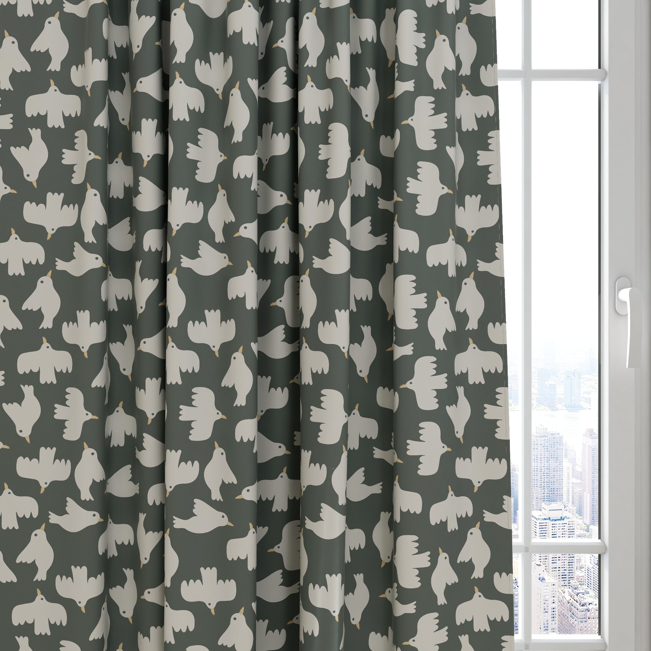 Birds Kids & Nursery Blackout Curtains - Winging It