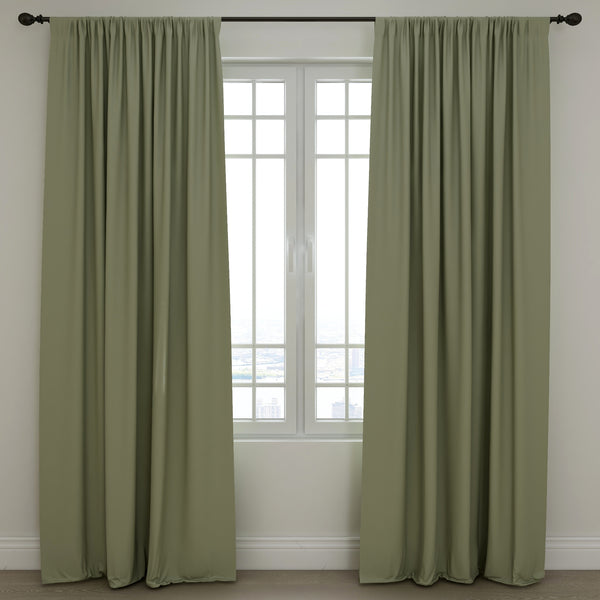 Kids & Nursery Blackout Curtains - Warm Green