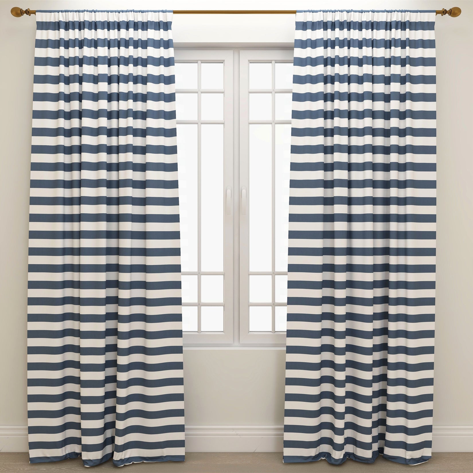 Cabana Blue Kids Curtains