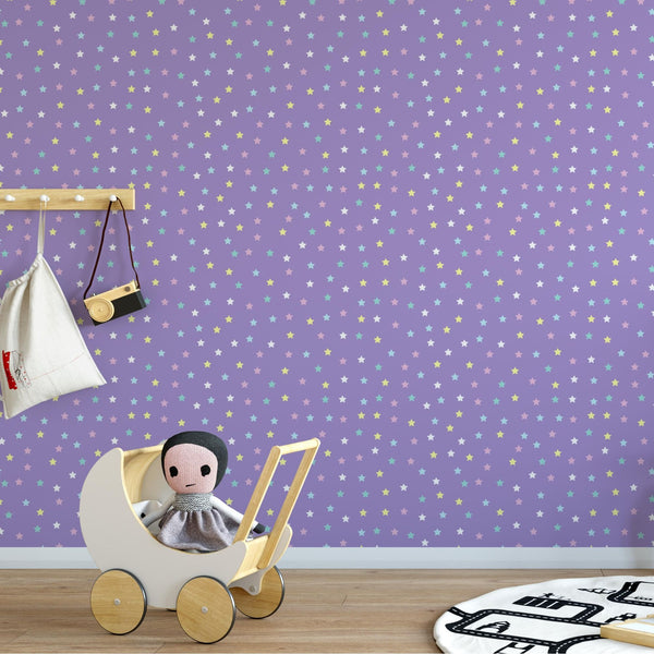 Peel & Stick or Traditional Wallpaper  - Candy Stars
