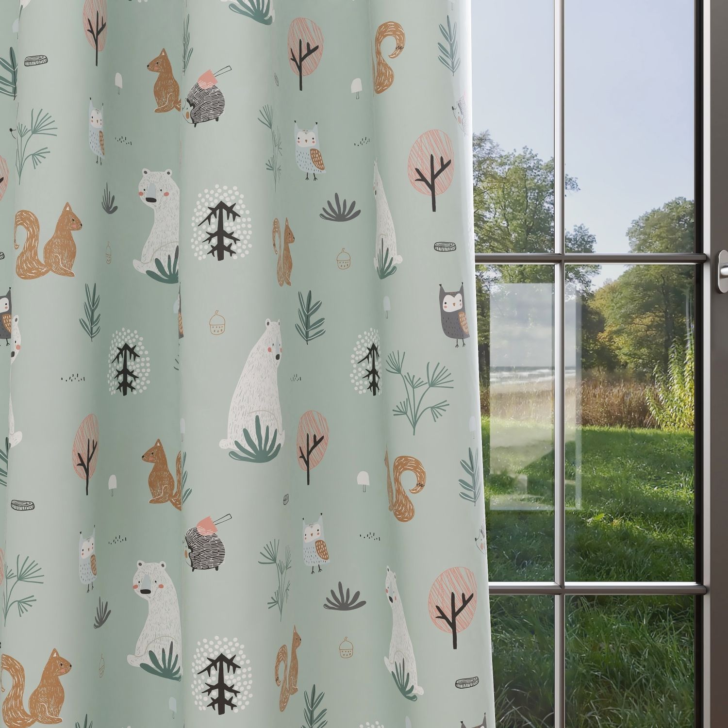Forest Kids & Nursery Blackout Curtains - Charming Forest