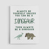 Personalized Dinosaur Wall Art | Set of 2 | Collection: A Roar Party | For Nurseries & Kid's Rooms