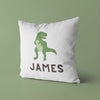 Personalized Dinosaur Throw Pillows | Set of 2 | Collection: A Roar Party | For Nurseries & Kid's Rooms