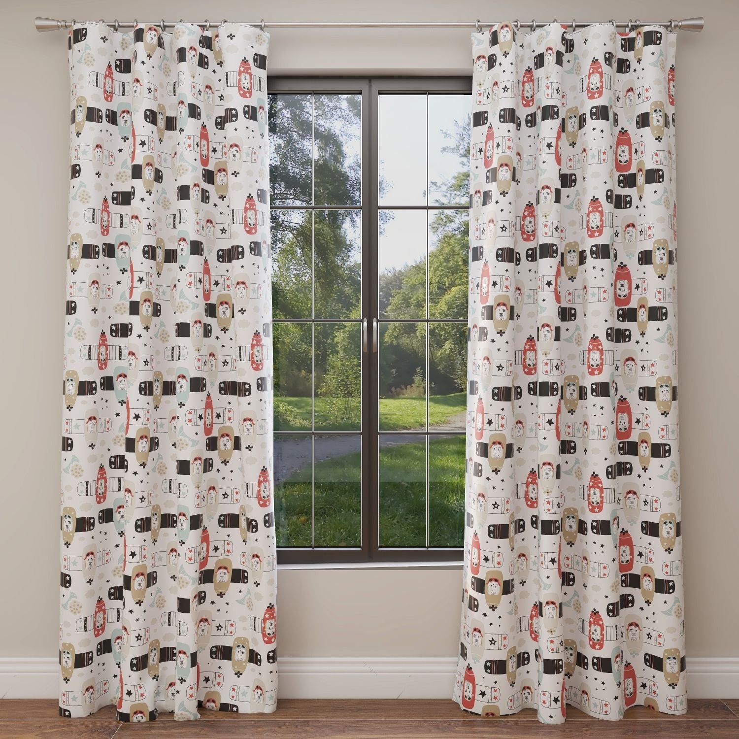 Airplane Kids & Nursery Blackout Curtains - Dynamic Adventure