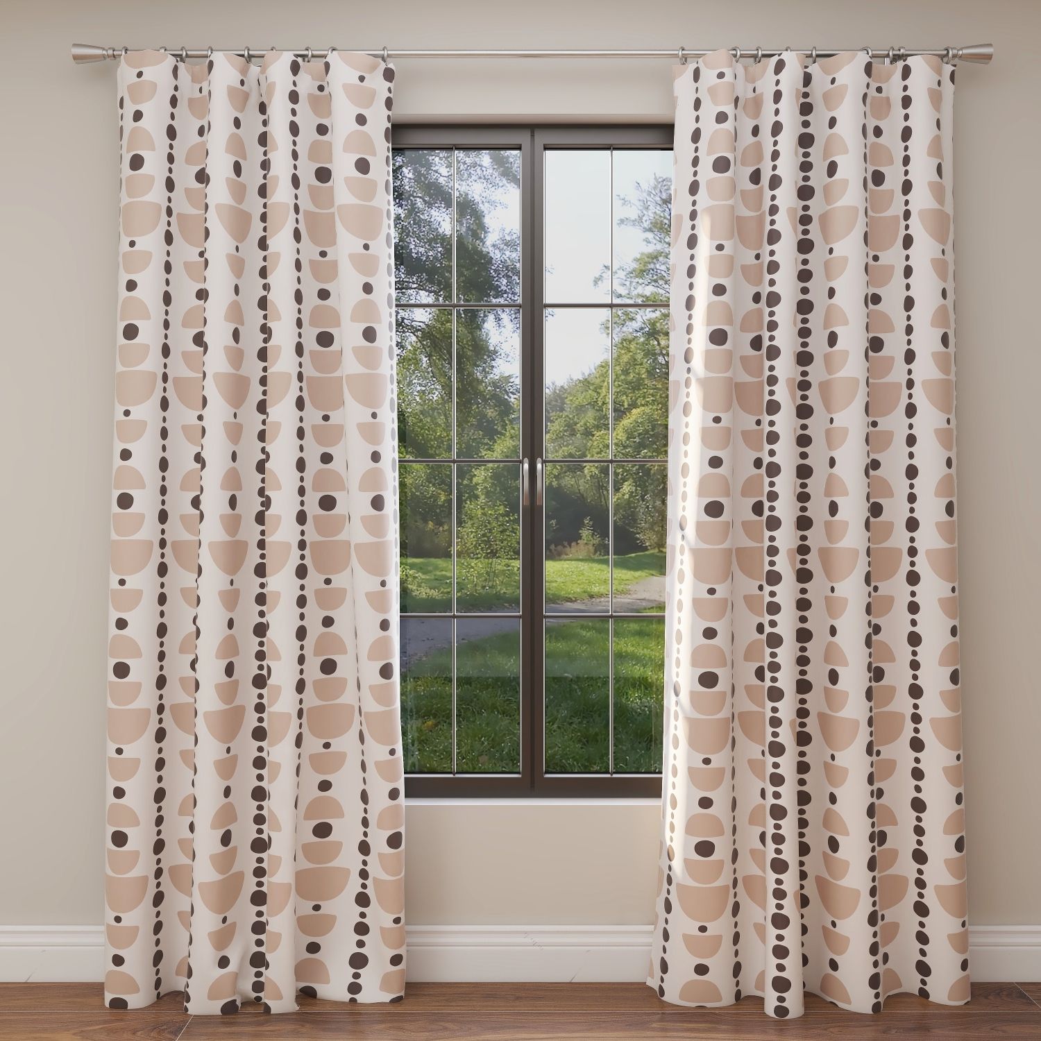 Kids & Nursery Blackout Curtains - Earthy Semicircles