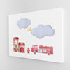 Firefighter Wall Art | Set of 3 | Collection: Fire Brigade | For Nurseries & Kid's Rooms