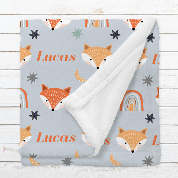 Baby fox store blanket