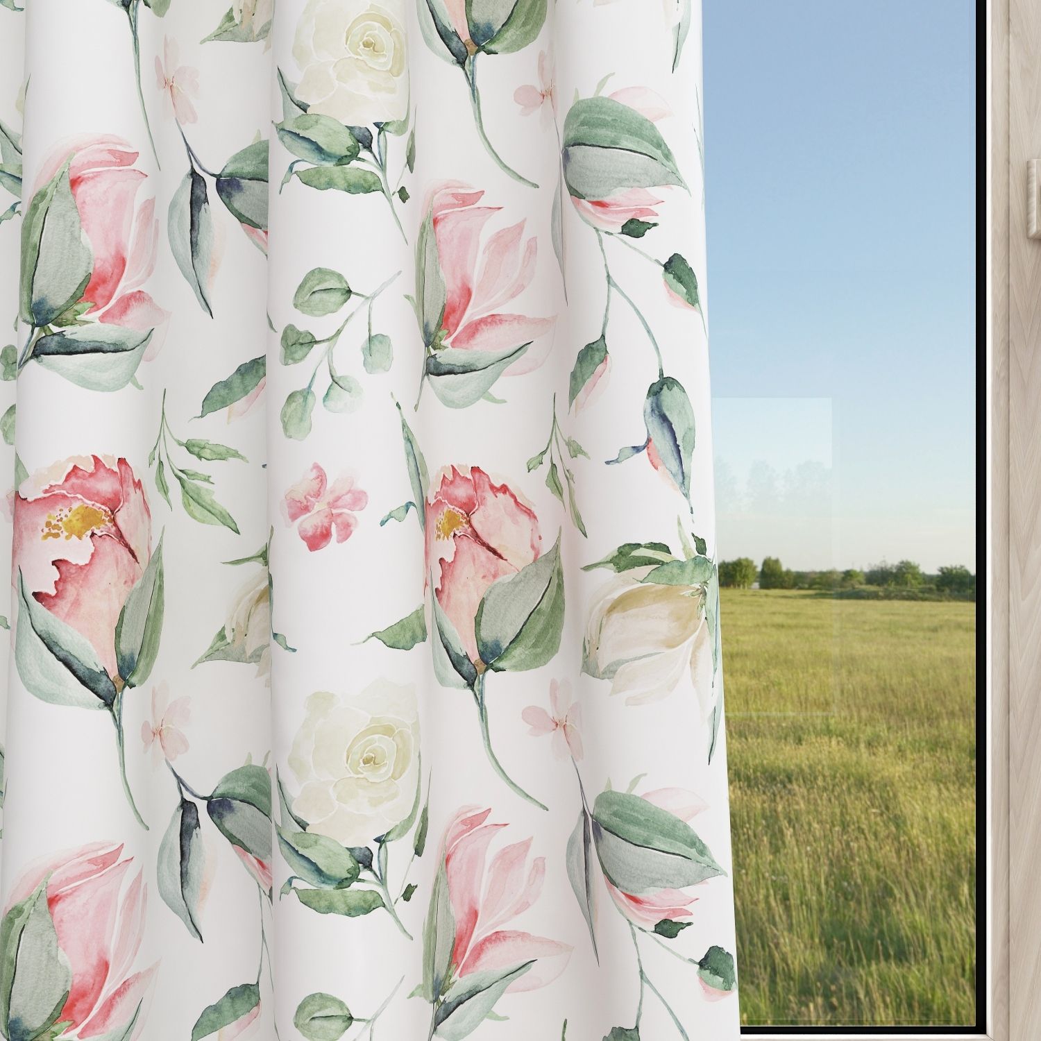 Floral Kids & Nursery Blackout Curtains - Flower Buddies