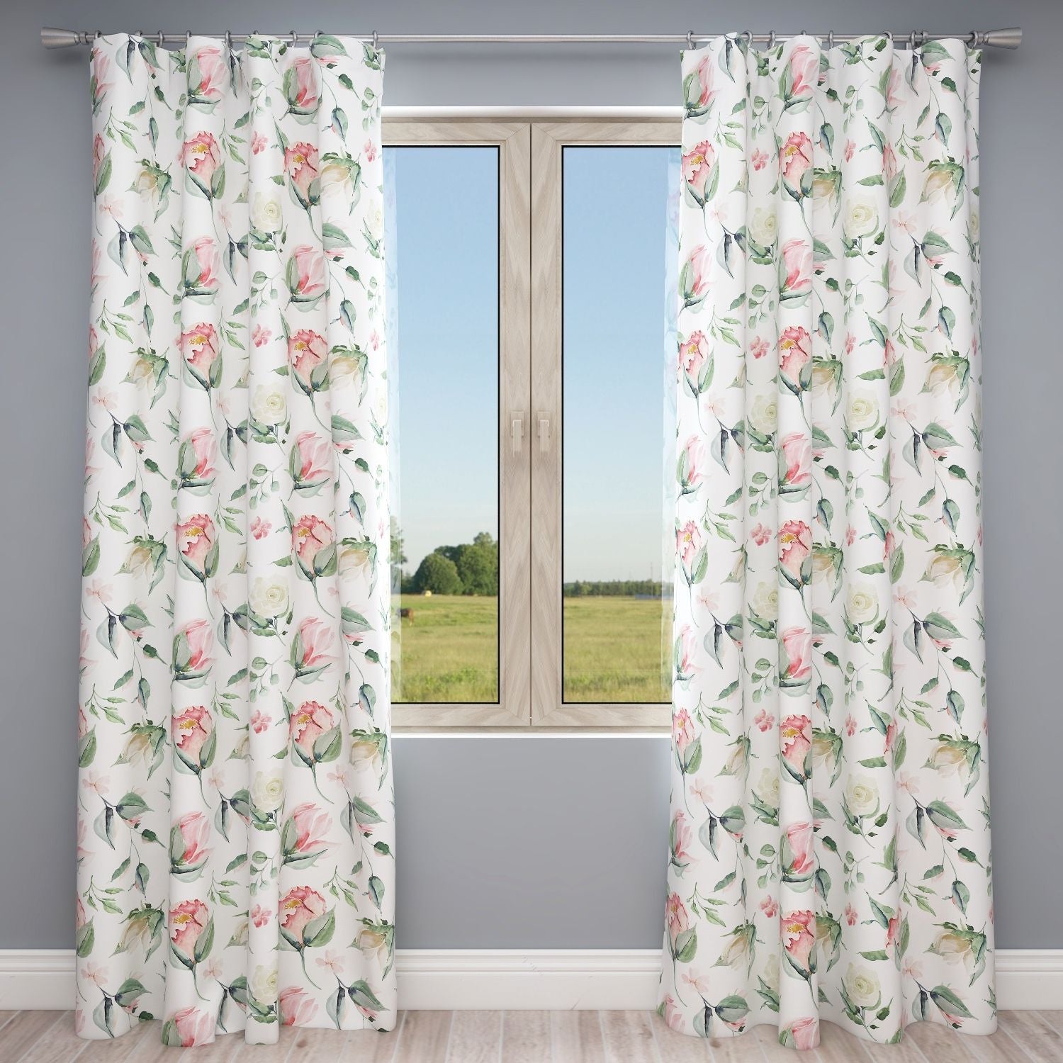 Floral Kids & Nursery Blackout Curtains - Flower Buddies