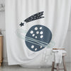 Space Kids' Shower Curtains - Galaxy Star-ries