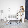 Personalized Galaxy Area Rug for Nurseries and Kid's Rooms - Space Station