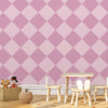 Peel and Stick or Traditional Wallpaper - Harlequin Pink