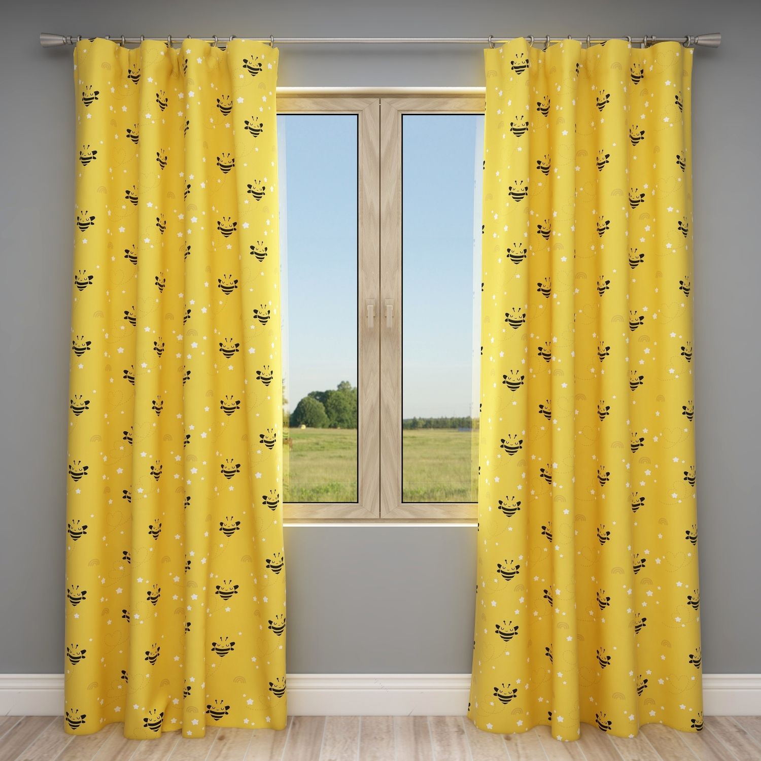 Bee Kids & Nursery Blackout Curtains - Honeycomb