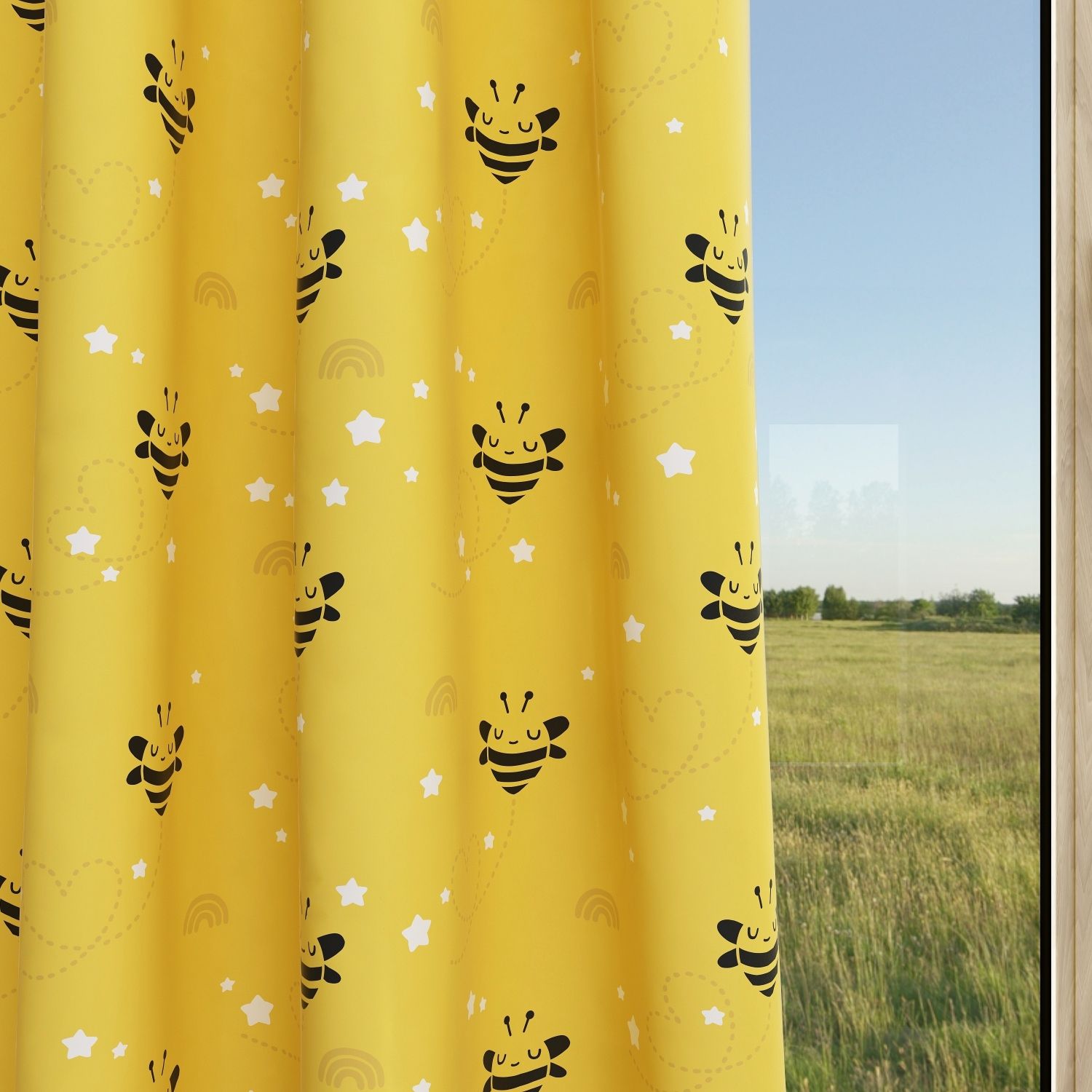 Bee Kids & Nursery Blackout Curtains - Honeycomb