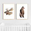 Animals Wall Art | Set of 2 |  It’s a Wild Life | For Nurseries & Kid's Rooms