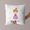 Princess Throw Pillow For Nurseries & Kid's Rooms - Beauty and Grace