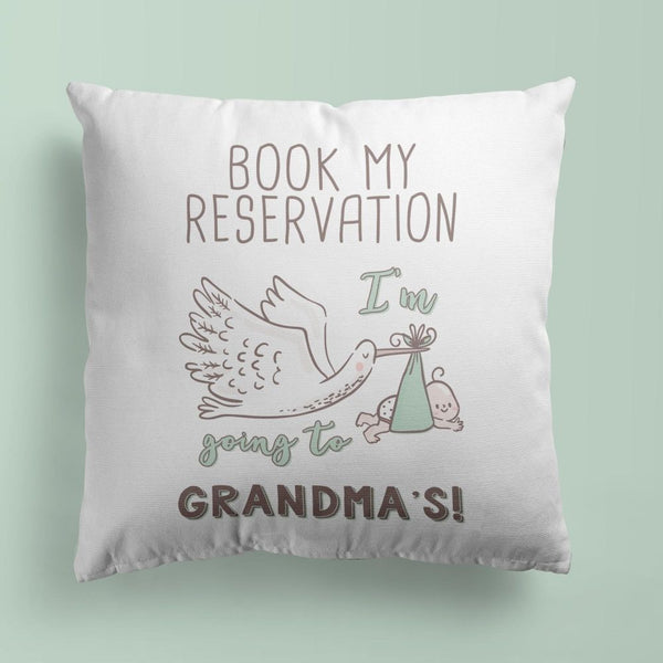 Bird Throw Pillow For Nurseries & Kid's Rooms - Grandma's Favorite