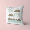 Adventure Throw Pillow For Nurseries & Kid's Rooms - To the Peaks