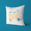 Airplane Throw Pillow For Nurseries & Kid's Rooms - Dream Chaser