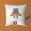 Bear Throw Pillow For Nurseries & Kid's Rooms - Bear My Love