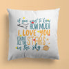 Space Throw Pillow For Nurseries & Kid's Rooms - Countless Stars