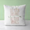Butterfly Throw Pillow For Nurseries & Kid's Rooms - Spread Your Wings