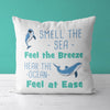Dolphin Throw Pillow For Nurseries & Kid's Rooms - Sea's a Breeze