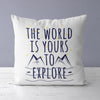 Throw Pillow For Nurseries & Kid's Rooms - World Explorer