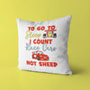 Car Throw Pillow For Nurseries & Kid's Rooms - Counting Cars