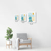 Monster Wall Art for Nurseries & Kid's Rooms - Scarily Cute