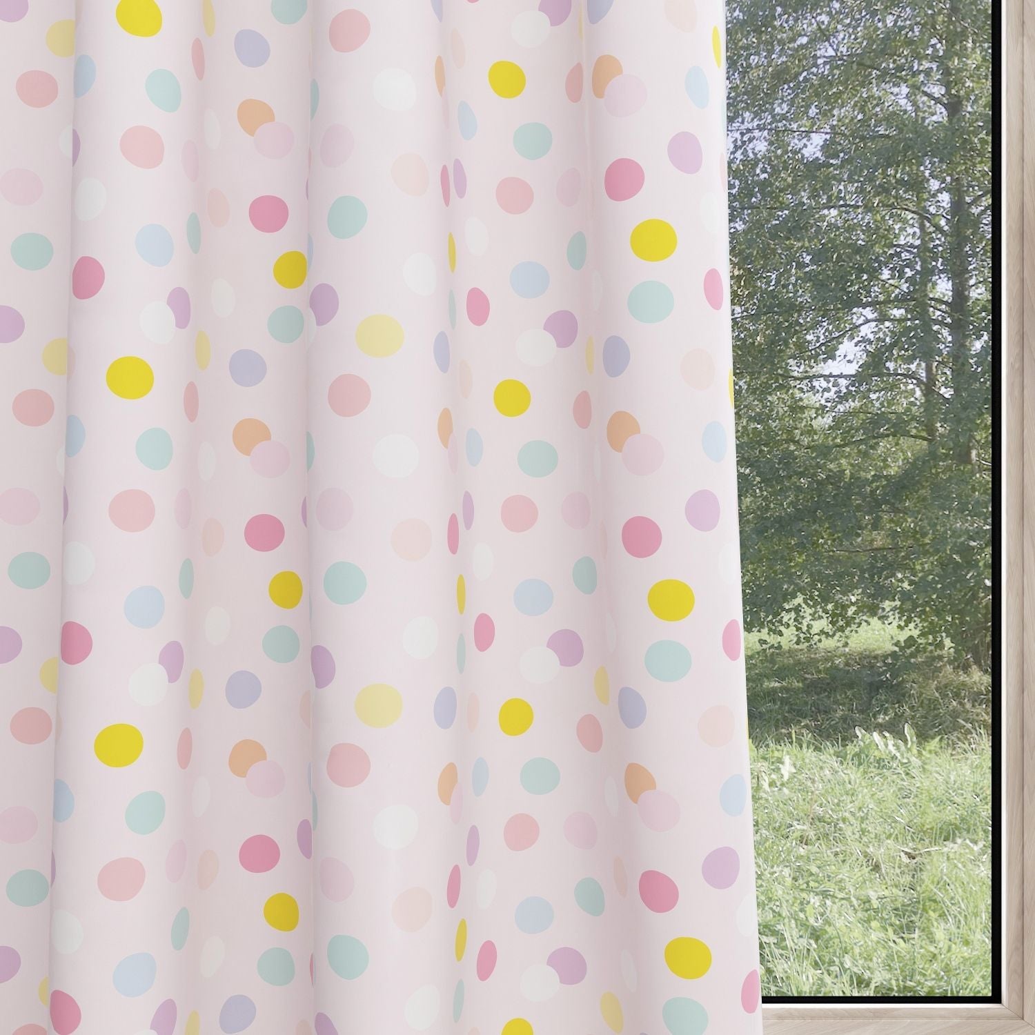 Kids & Nursery Blackout Curtains - Kaleidoscopic Dots