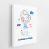 Girl Wall Art for Nurseries & Kid's Rooms - Heart of Gold