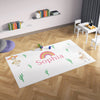 Personalized Llama Area Rug for Nurseries and Kid's Rooms - Llama’s Picnic