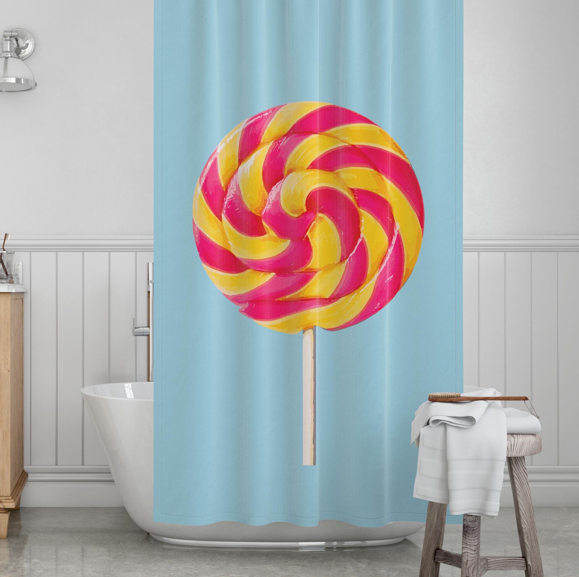 Candy Kids' Shower Curtains - Candy Trends