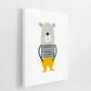 Animals Wall Art | Set of 3 | Collection: Animal Letters | For Nurseries & Kid's Rooms