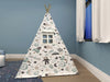 Kids Teepee, Space Decor Themed Room - Launch To Space Collection