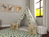 Kids Teepee, Safari Decor Themed Room - Born to be Wild Collection