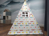 Kids Teepee, Airplane Decor Themed Room - Snuggly Landing Collection
