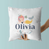 Personalized Mermaid Throw Pillows | Set of 2 | Collection: Sun-Kissed | For Nurseries & Kid's Rooms
