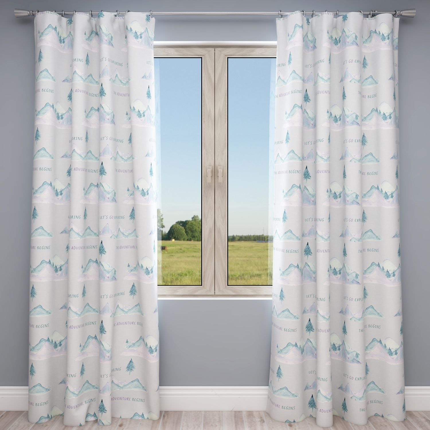 Kids & Nursery Blackout Curtains - Mountain Mist