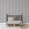 Peel and Stick or Traditional Wallpaper - Multihued Stripes