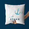 Personalized Nautical Throw Pillows | Set of 2 | Collection: Ride The Waves | For Nurseries & Kid's Rooms