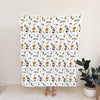 Personalized Blossoms Name Blanket for Babies & Kids - Sunny Side
